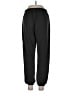 perfectwhitetee 100% Cotton Solid Black Track Pants Size L - photo 2