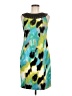 AGB Animal Print Green Cocktail Dress Size 6 - photo 1