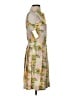 Tory Burch Tropical Gray Yellow Cocktail Dress Size XS - photo 4
