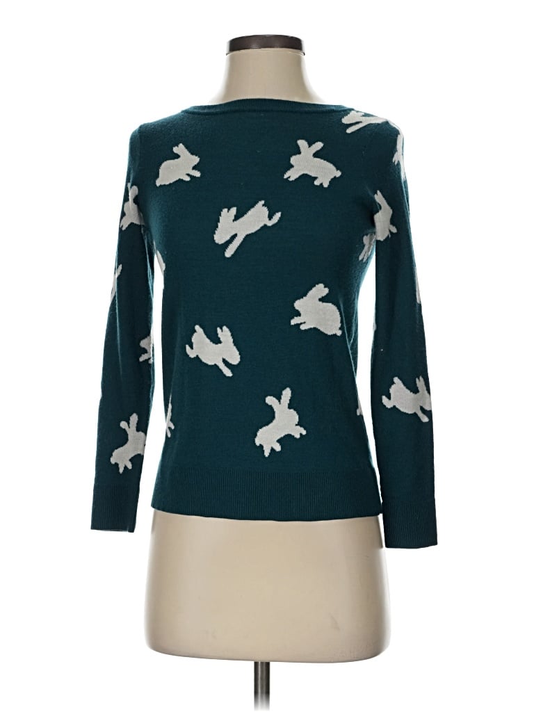 Click to view more detailed imagery on our partner's website Pre-owned Ann Taylor Loft Pullover Sweater In Teal