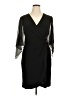 Connected Apparel Black Cocktail Dress Size 14 (petite) - photo 1
