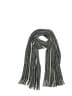 V.Fraas Gray Black Scarf One size - photo 1