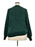Arula 100% Polyester Solid Green Pullover Sweater Size XXL (estimated) - photo 2