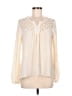 Unbranded 100% Polyester Ivory Long Sleeve Blouse Size M - photo 1