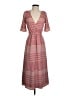 Joie 100% Polyester Chevron-herringbone Red Casual Dress Size 00 - photo 1