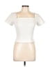 Finders Ivory Short Sleeve Turtleneck Size L - photo 1