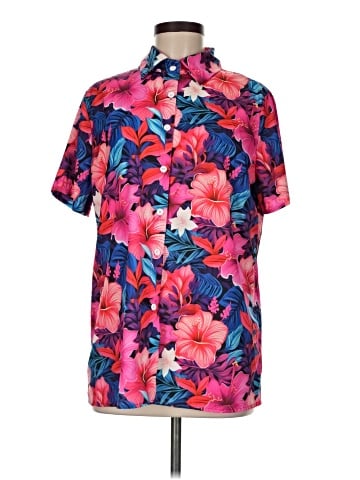 Unbranded Short Sleeve Button-Down Shirt (view 1)