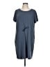 L.L.Bean Solid Gray Casual Dress Size Lg R - photo 1