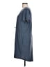 L.L.Bean Solid Gray Casual Dress Size Lg R - photo 5