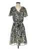 H&M 100% Polyester Paisley Gray Casual Dress Size XS - photo 1