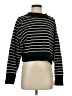 Olivaceous Stripes Black Pullover Sweater Size S - photo 1
