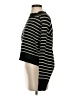 Olivaceous Stripes Black Pullover Sweater Size S - photo 5