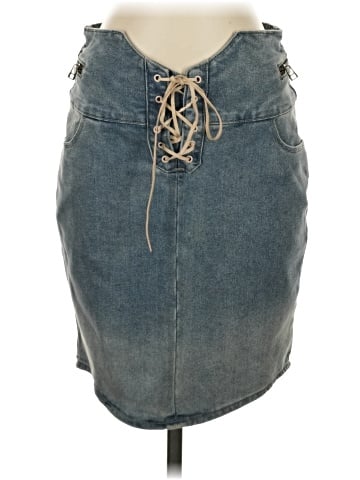 Venus Denim Skirt (view 1)