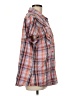 Natural Reflections 100% Cotton Plaid Orange Short Sleeve Button-Down Shirt Size 2XL - photo 4