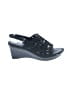 B Makowsky Black Wedges Size 9 - photo 1