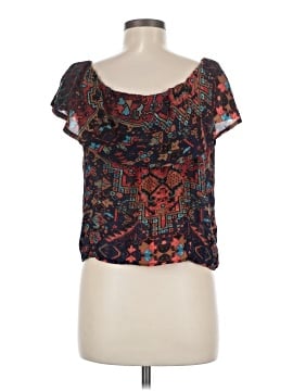 Merritt Charles Short Sleeve Silk Top (view 2)