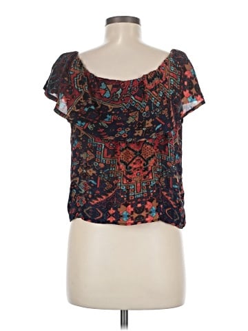 Merritt Charles Short Sleeve Silk Top (view 2)