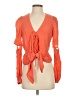 Bailey 44 Orange Long Sleeve Blouse Size S - photo 1