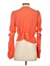 Bailey 44 Orange Long Sleeve Blouse Size S - photo 2