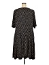 Connected Apparel Argyle Black Casual Dress Size 24W - photo 2