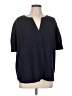 Ann Taylor Solid Blue 3/4 Sleeve T-Shirt Size L - photo 1