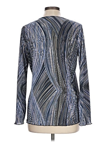 Plisse Long Sleeve Blouse (view 2)