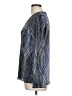 Plisse 100% Polyester Blue Long Sleeve Blouse Size L - photo 5