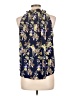 Always Indigo Blue Sleeveless Blouse Size L - photo 2