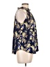 Always Indigo Blue Sleeveless Blouse Size L - photo 4