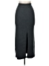 Splendid Solid Gray Formal Skirt Size M - photo 2