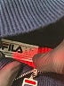 FILA 100% Acrylic Color Block Blue Track Jacket Size S - photo 6