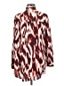 Fig and Flower Multi Color Burgundy Long Sleeve Blouse Size M - photo 2