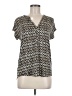 Dana Buchman Black Short Sleeve Blouse Size M - photo 1