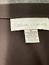 Casual Corner Solid Black Formal Skirt Size M - photo 4