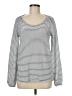 Ann Taylor LOFT Silver Long Sleeve T-Shirt Size M - photo 1