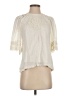 Feathers Ivory 3/4 Sleeve Blouse Size S - photo 1