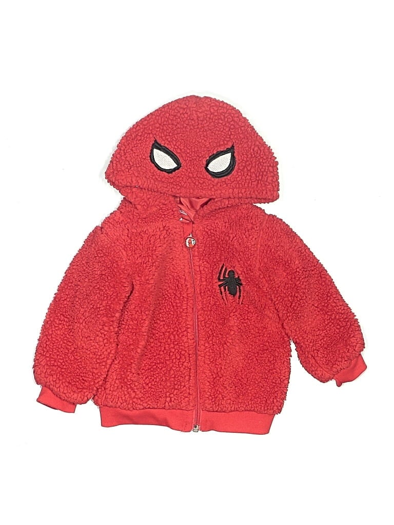 Pre-owned Marvel Babies' Zip Up Hoodie In Red