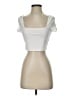 Shein White Short Sleeve T-Shirt Size 2 - photo 1