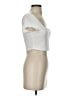 Shein White Short Sleeve T-Shirt Size 2 - photo 4