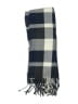 Plush Plaid Gray Blue Scarf One size - photo 2