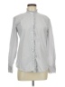 Weekend Max Mara Silver White Long Sleeve Button-Down Shirt One size - photo 1