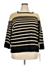 Alfred Dunner Stripes Gold Pullover Sweater Size 2X - photo 1