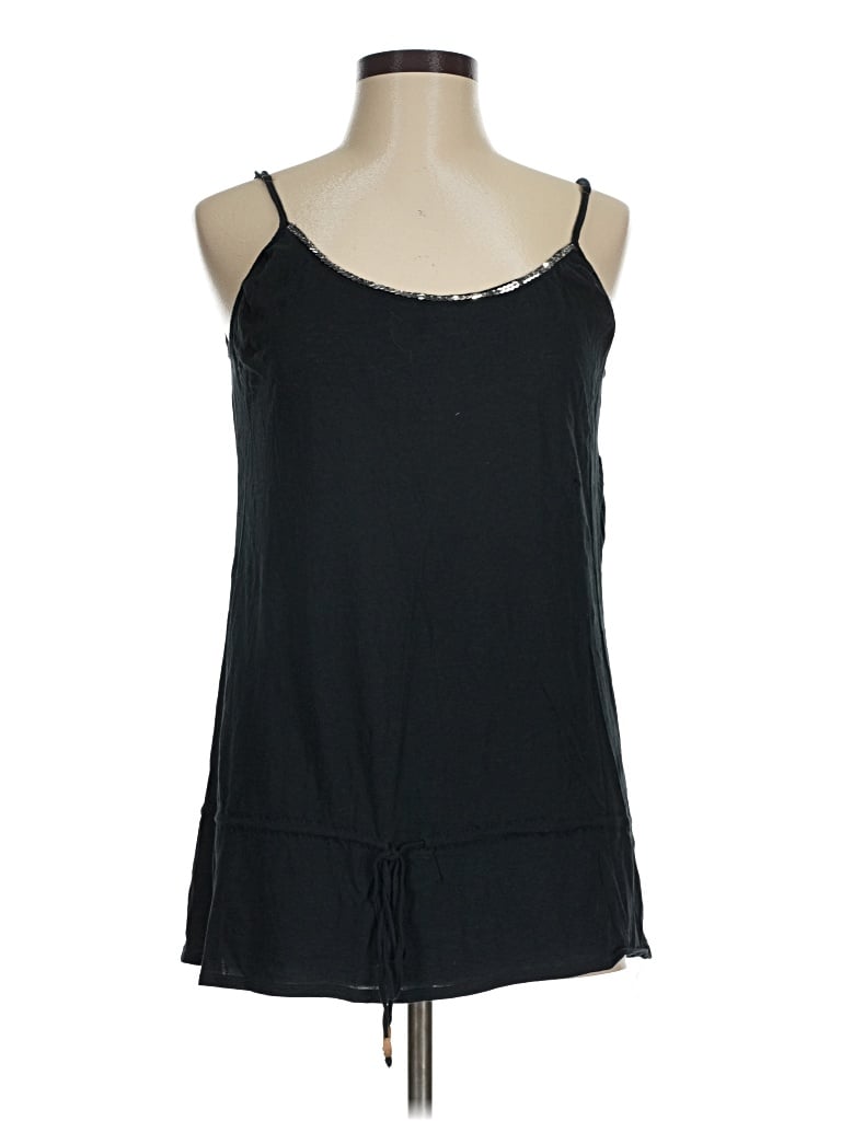 Pre-owned The Limited Sleeveless Top Black Halter Neckline Tops