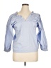 Assorted Brands Blue 3/4 Sleeve Blouse Size XL (estimated) - photo 1