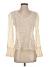 Hinge Ivory Long Sleeve Blouse Size S - photo 1