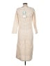 Assorted Brands Ivory Casual Dress Size L - photo 2