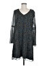 CAbi 100% Polyester Print Blue Casual Dress Size M - photo 1