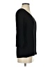 Theory 100% Silk Black 3/4 Sleeve Top Size P (petite) - photo 4