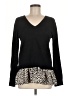 Ann Taylor LOFT Animal Print Black Pullover Sweater Size M - photo 1