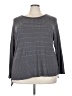 Apt. 9 100% Rayon Gray Long Sleeve Top Size 3X - photo 1